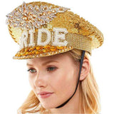 BRIDE Message Accented Sequin Bling Hat - Madeline Love - Flyclothing LLC