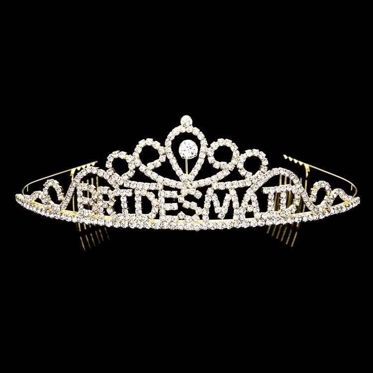 Bridesmaid Rhinestone Pave Party Tiara - Madeline Love - Flyclothing LLC