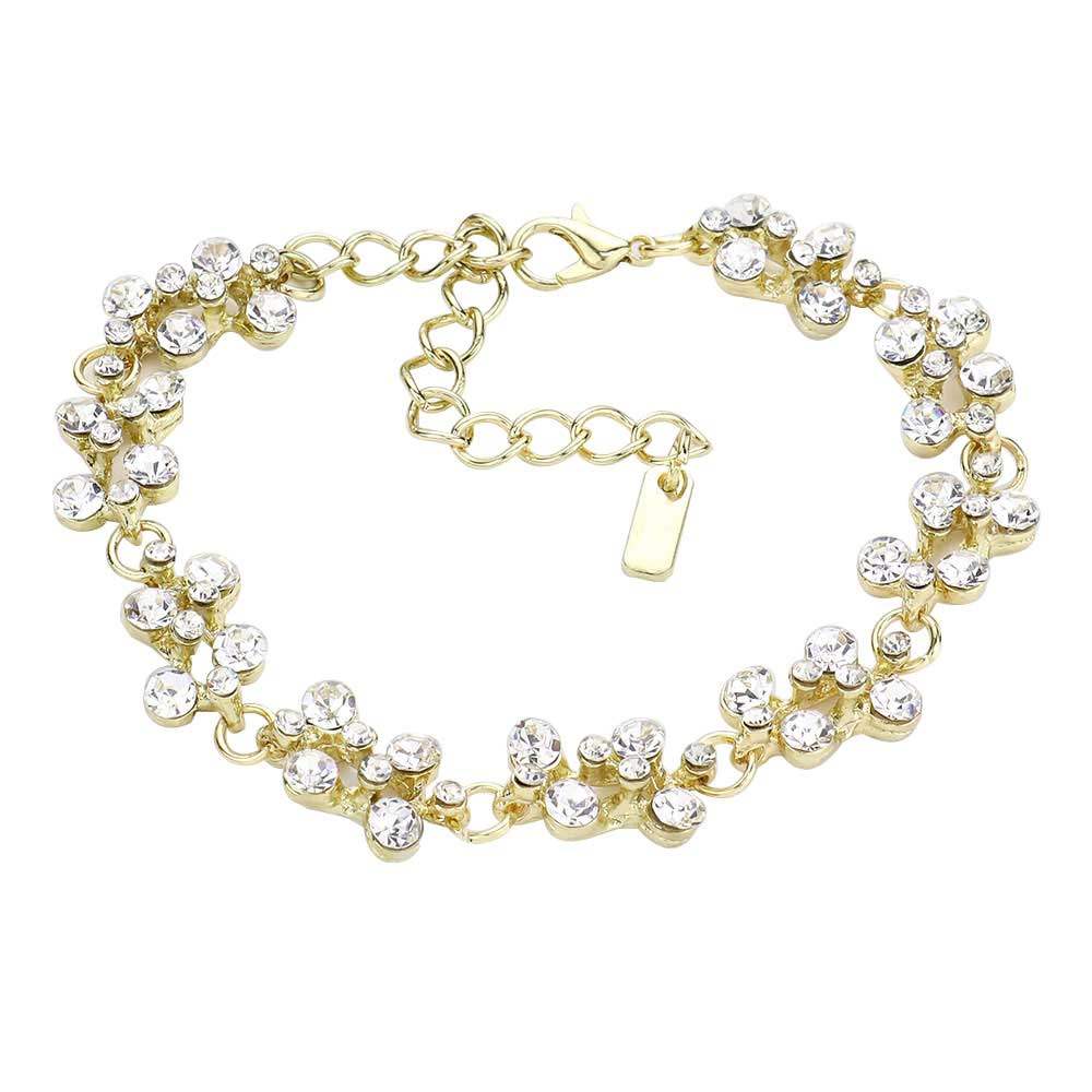 Bubble Stone Evening Bracelet - Madeline Love - Flyclothing LLC