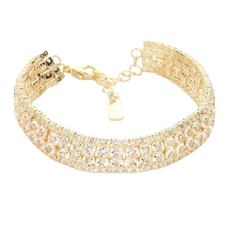 Bubble Stone Evening Bracelet - Madeline Love - Flyclothing LLC