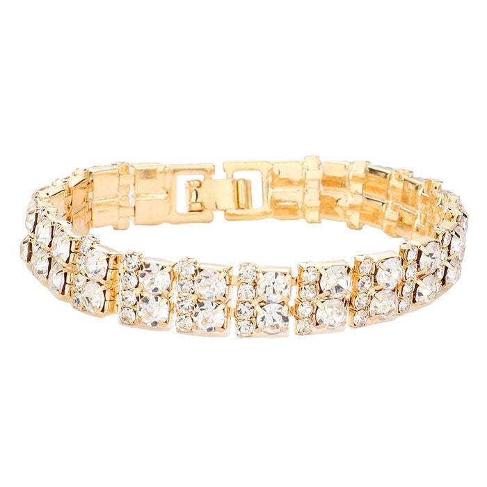 Bubble Stone Evening Bracelet - Madeline Love - Flyclothing LLC