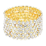 Bubble Stone Stretch Evening Bracelet - Madeline Love - Flyclothing LLC
