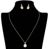 CZ Cushion Square Stone Jewelry Set - Madeline Love - Flyclothing LLC