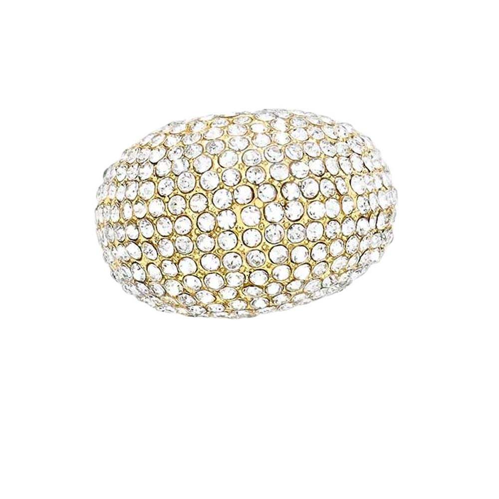 Crystal Pave Dome Stretch Ring - Madeline Love - Flyclothing LLC