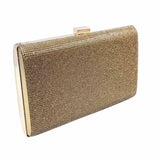 Crystal Shimmery Evening Clutch Bag - Madeline Love - Flyclothing LLC