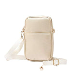Faux Leather Rectangle Crossbody Bag - Madeline Love - Flyclothing LLC