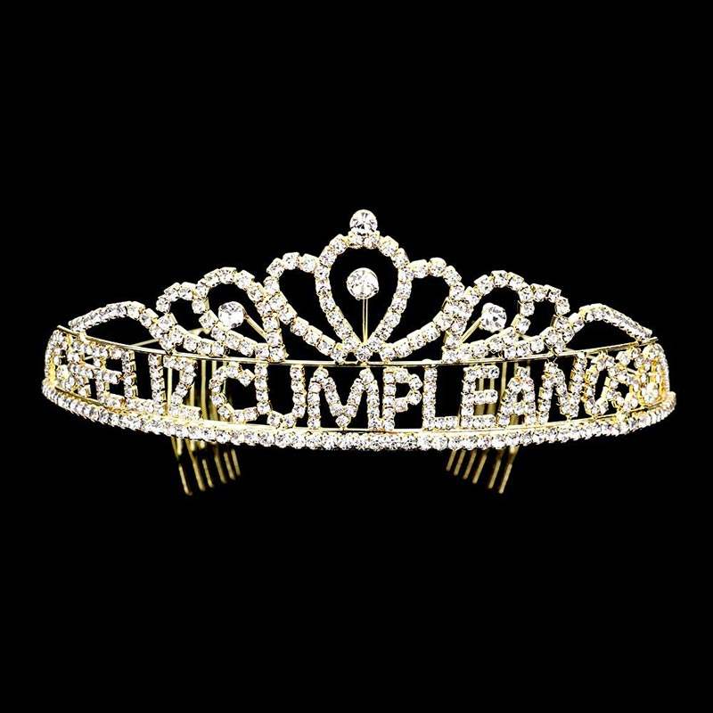 Feliz Cumpleanos Message Party Tiara - Madeline Love - Flyclothing LLC