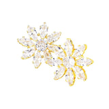 Flower Evening Stud Earrings - Madeline Love - Flyclothing LLC