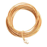Freshwater Pearl Charm Guitar String Stackable Bracelet - Madeline Love - Flyclothing LLC