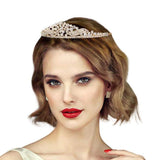 Glass Crystal Pageant Queen Tiara - Madeline Love - Flyclothing LLC