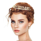 Happy Birthday Rhinestone Pave Party Tiara - Madeline Love - Flyclothing LLC
