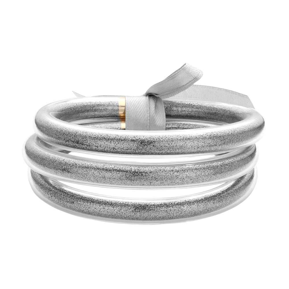 3PCS Glitter Jelly Tube Bangle Bracelet - Madeline Love - Flyclothing LLC