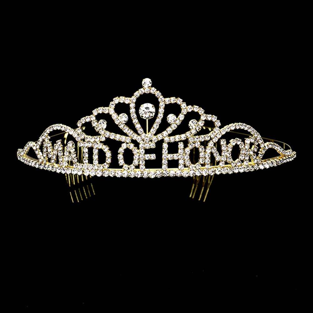 Maid Of Honor Rhinestone Princess Tiara - Madeline Love - Flyclothing LLC