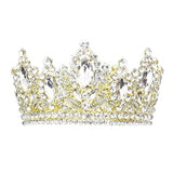 Marquise Accented Pageant Stone Crown Tiara - Madeline Love - Flyclothing LLC