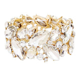 Marquise Crystal Stretch Evening Bracelet - Madeline Love - Flyclothing LLC