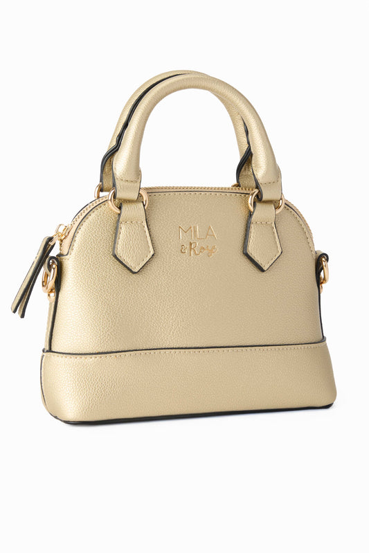 Gold Metallic Girl's Crossbody Purse - Mila & Rose ® - Flyclothing LLC