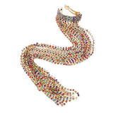Fashionable Rhinestone Fringe Barrette - Madeline Love - Flyclothing LLC