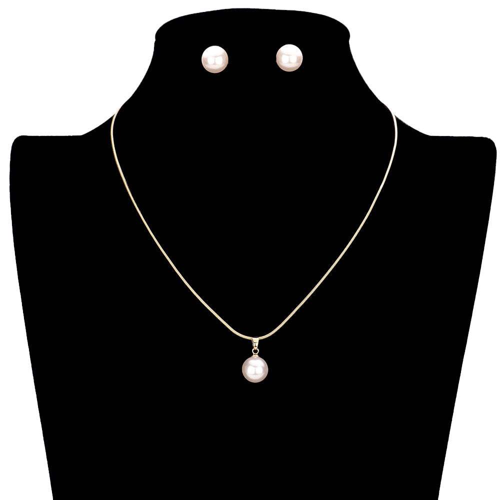 Pearl Pendant Necklace - Madeline Love - Flyclothing LLC