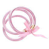 3PCS Glitter Jelly Tube Bangle Bracelet - Madeline Love - Flyclothing LLC