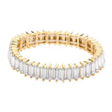 Rectangle Stone Stretch Evening Bracelet - Madeline Love - Flyclothing LLC