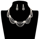 Rhinestone Pave Collar Necklace - Madeline Love - Flyclothing LLC