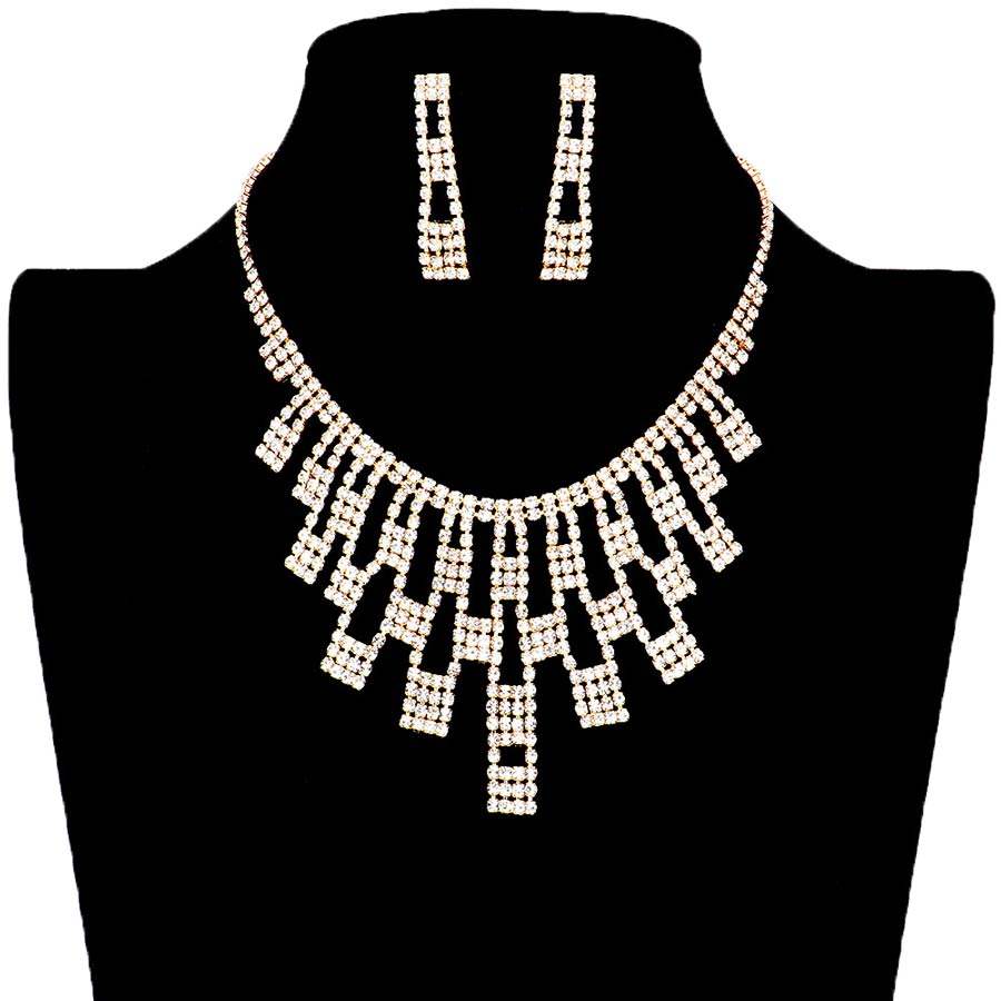Rhinestone Pave Necklace - Madeline Love - Flyclothing LLC