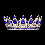 Teardrop Stone Accented Crown Tiara - Madeline Love - Flyclothing LLC