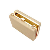 Shimmery Rectangle Evening Clutch Crossbody Bag - Madeline Love - Flyclothing LLC