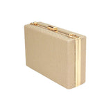 Shimmery Rectangle Evening Clutch Crossbody Bag - Madeline Love - Flyclothing LLC