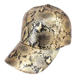 Snake Skin Patterned Baseball Cap - Madeline Love - Flyclothing LLC
