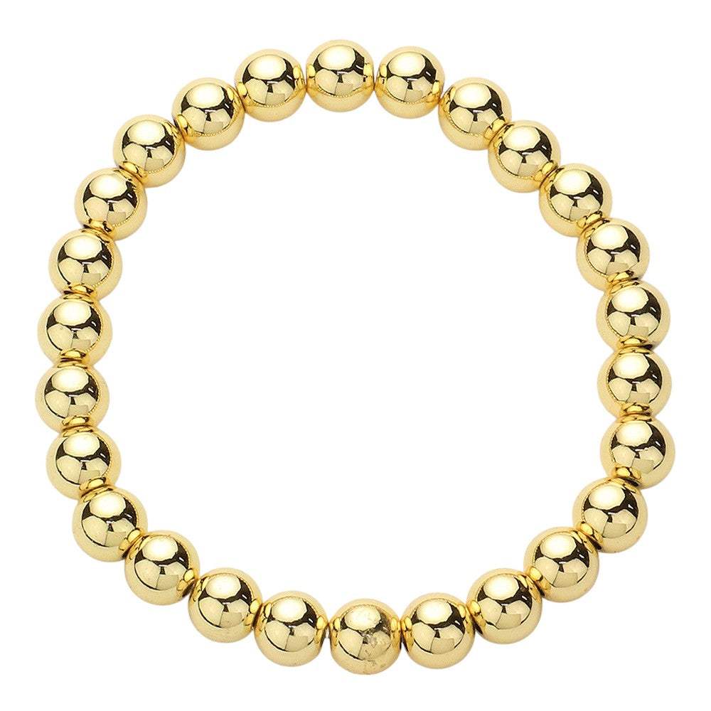 Stainless Steel Ball Beaded Stretch Bracelet - Madeline Love - Flyclothing LLC