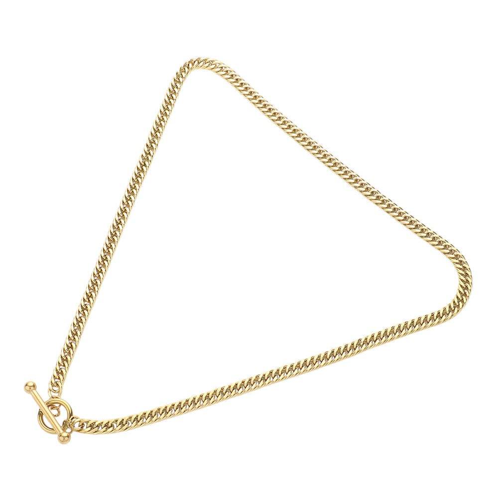 Stainless Steel Chain Toggle Necklace - Madeline Love - Flyclothing LLC