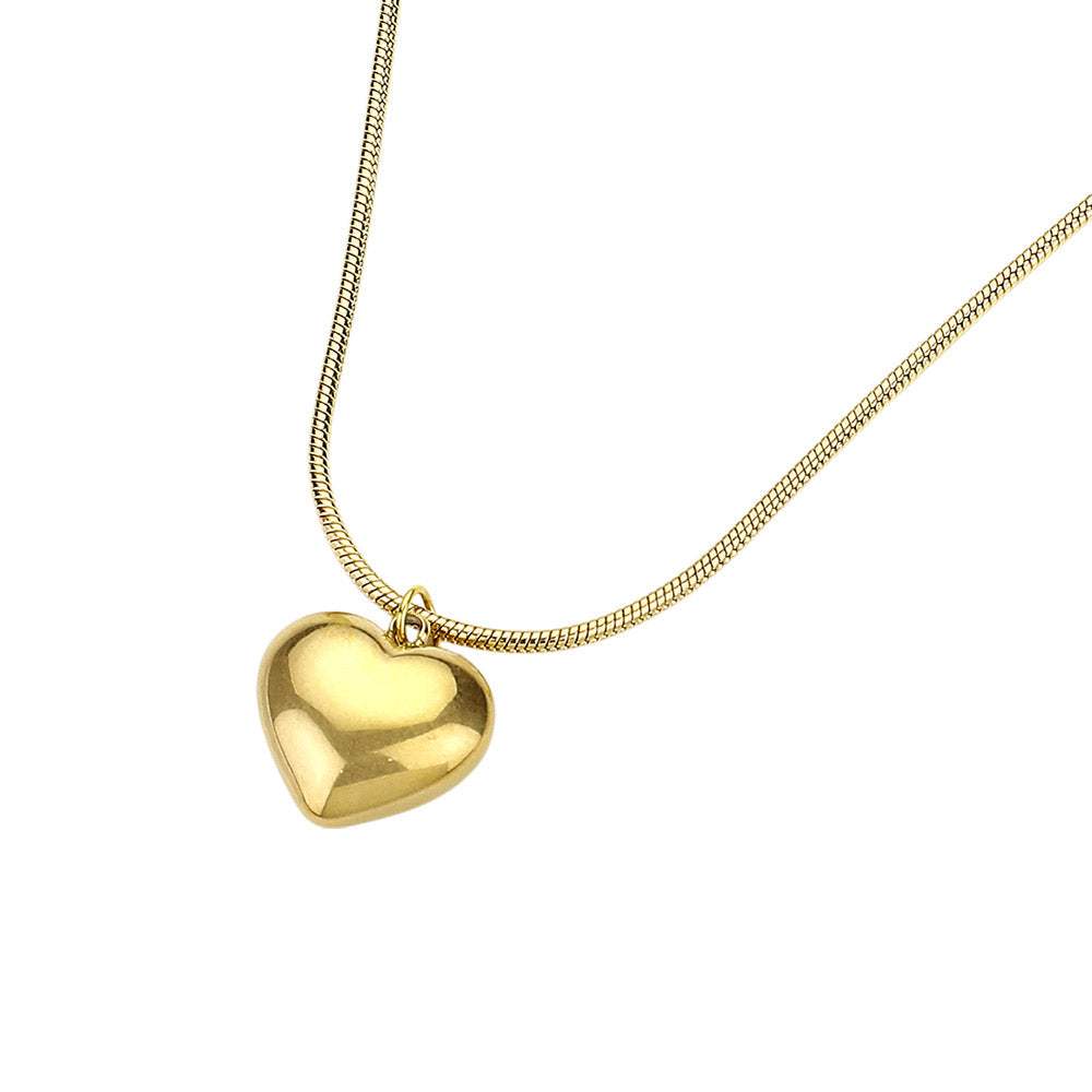 Stainless Steel Heart Pendant Necklace - Madeline Love - Flyclothing LLC