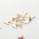 Stone Paved Enamel USA Pin Brooch - Madeline Love - Flyclothing LLC