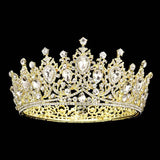 Teardrop Stone Accented Crown Tiara - Madeline Love - Flyclothing LLC