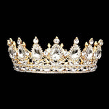 Teardrop Stone Accented Crown Tiara - Madeline Love - Flyclothing LLC