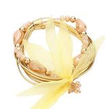 Multi Strand Cord Beaded Mesh Magnetic Bracelet - Madeline Love - Flyclothing LLC