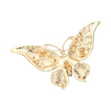 Glass Crystal Butterfly Pin Brooch - Madeline Love - Flyclothing LLC