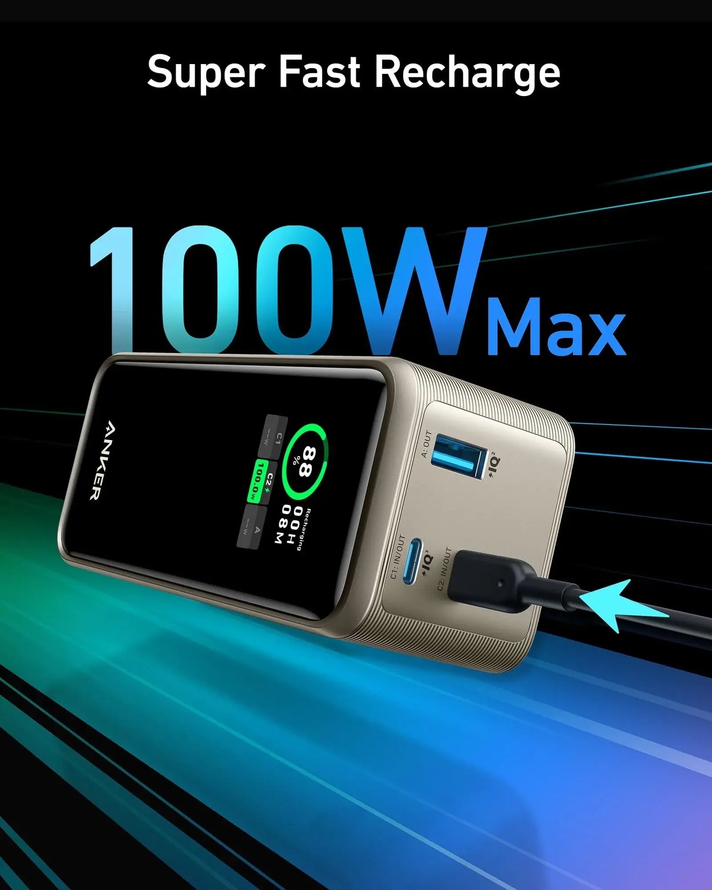 Anker Prime Power Bank (20K, 200W) - Anker - Flyclothing LLC