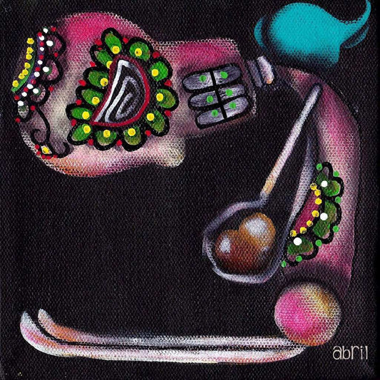 Black Market Art Company Golden Heart Print - Black Market Art Company - Flyclothing LLC