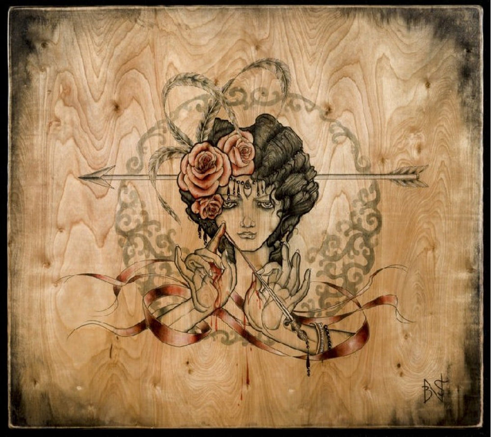 Black Market Art Company Golden Needle Print