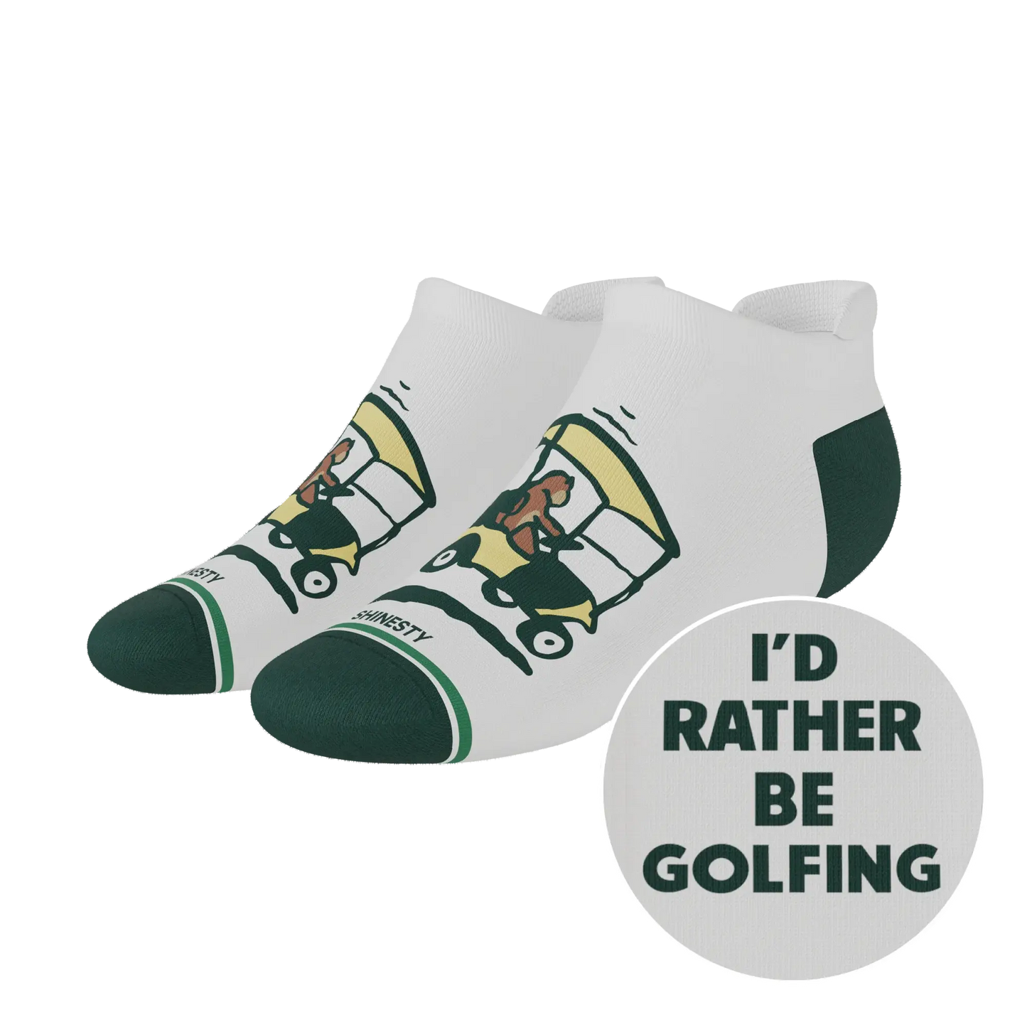 The Golpher | Golf Gopher Heel Hammock™ Ankle Socks - Shinesty - Flyclothing LLC