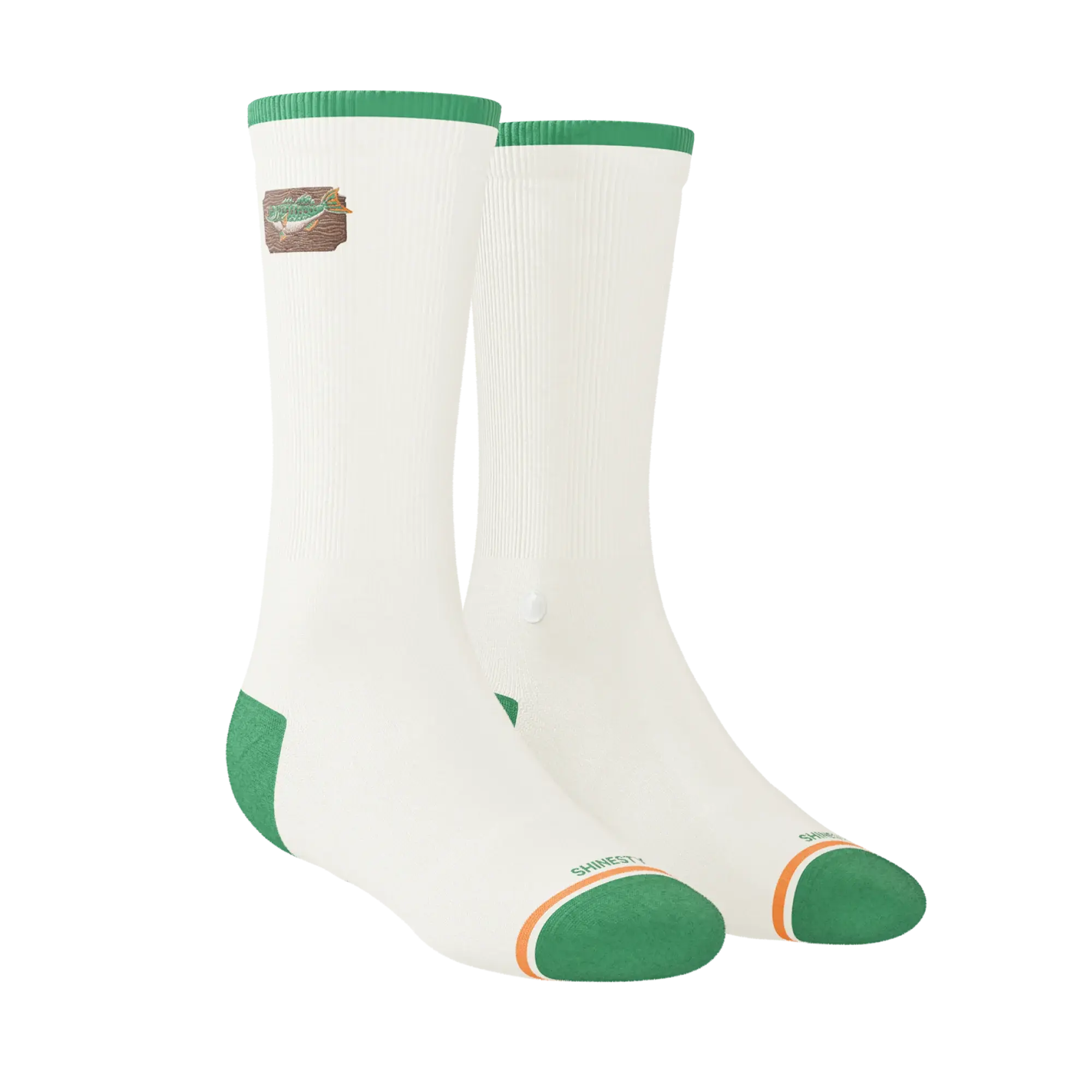 The Gone Fishing | Fishing Heel Hammock™ Crew Socks - Shinesty - Flyclothing LLC