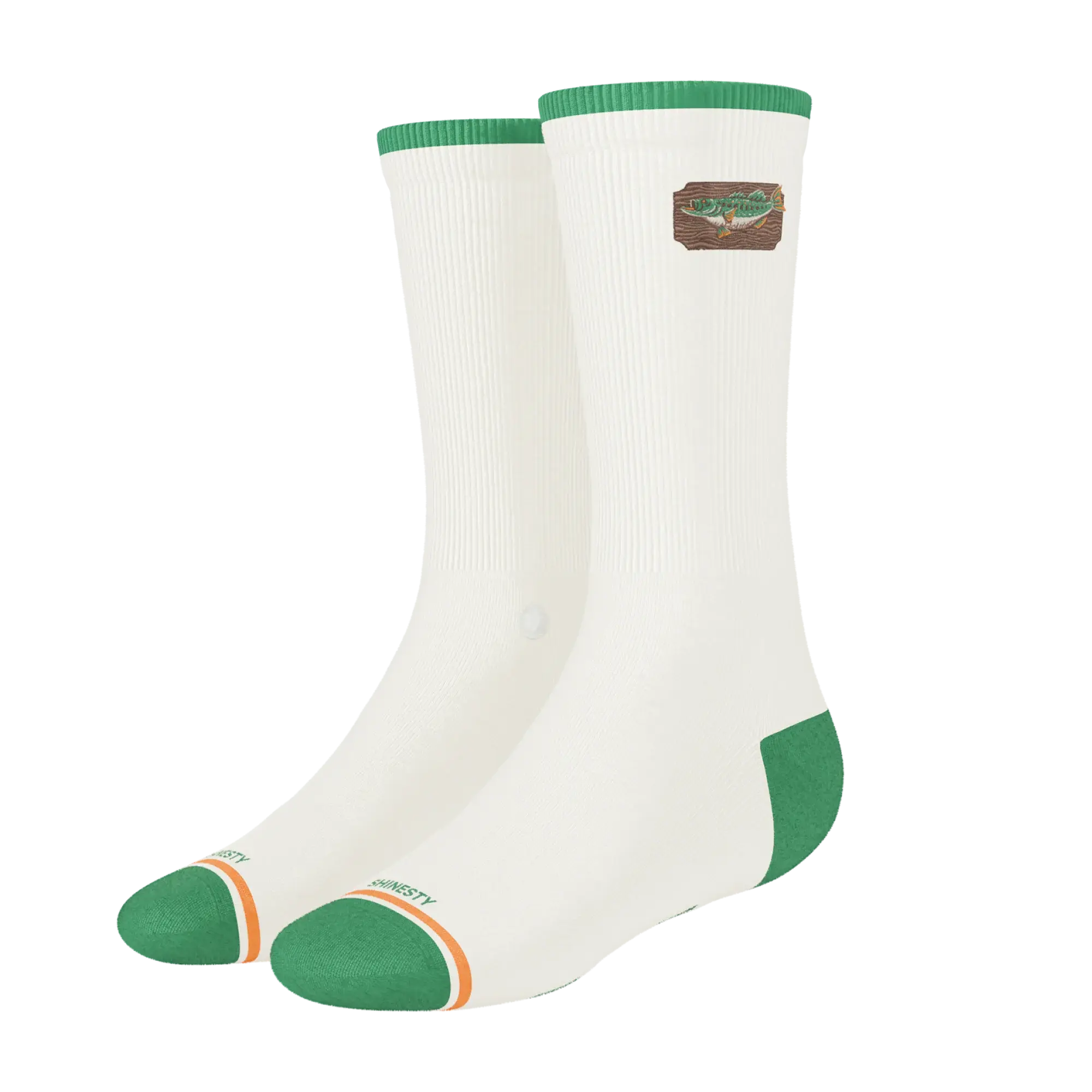 The Gone Fishing | Fishing Heel Hammock™ Crew Socks - Shinesty - Flyclothing LLC