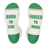 The Gone Fishing | Fishing Heel Hammock™ Crew Socks