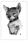 Black Market Art Company Good Kitty Print