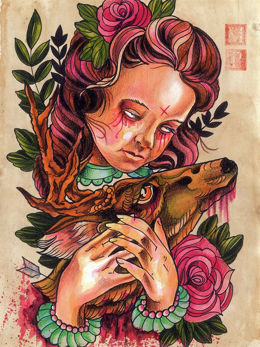 Black Market Art Company Good Nite My Dear Print