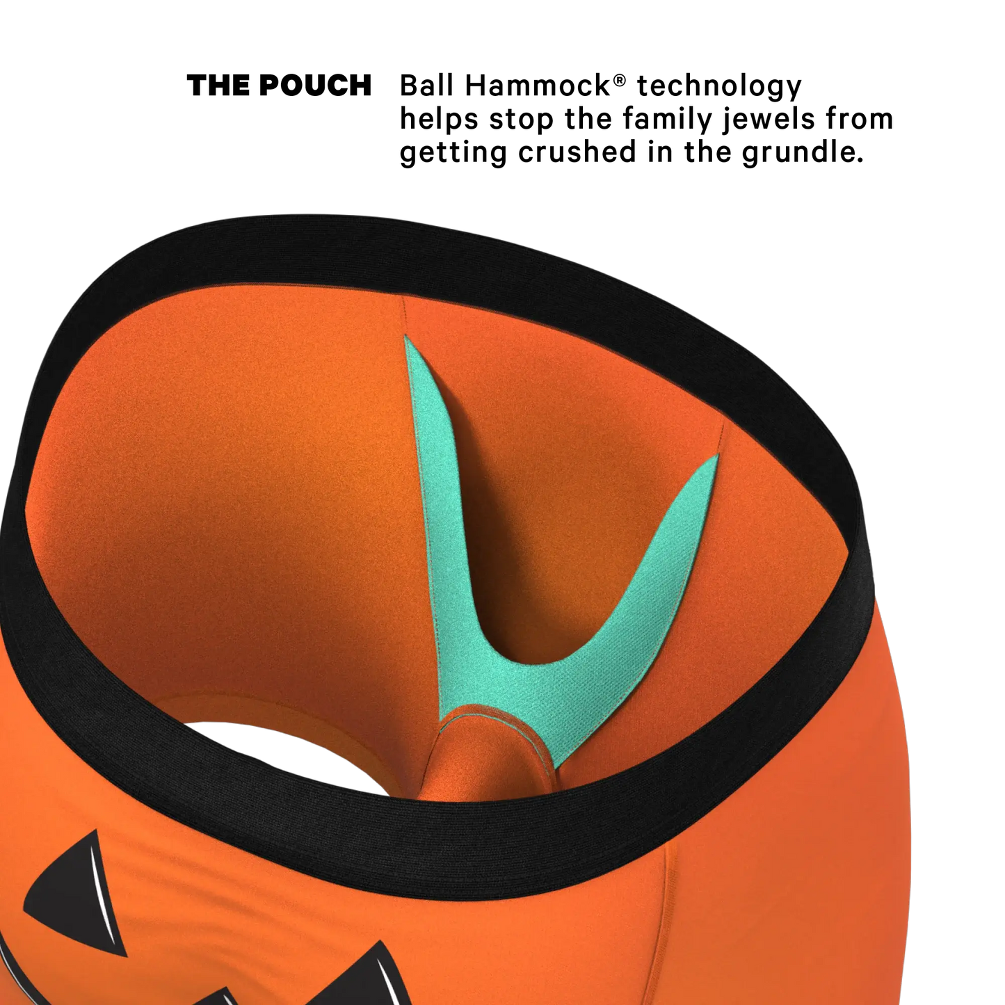 The Good Gourd | Jack O Lantern Ball Hammock® Pouch Underwear - Shinesty - Flyclothing LLC