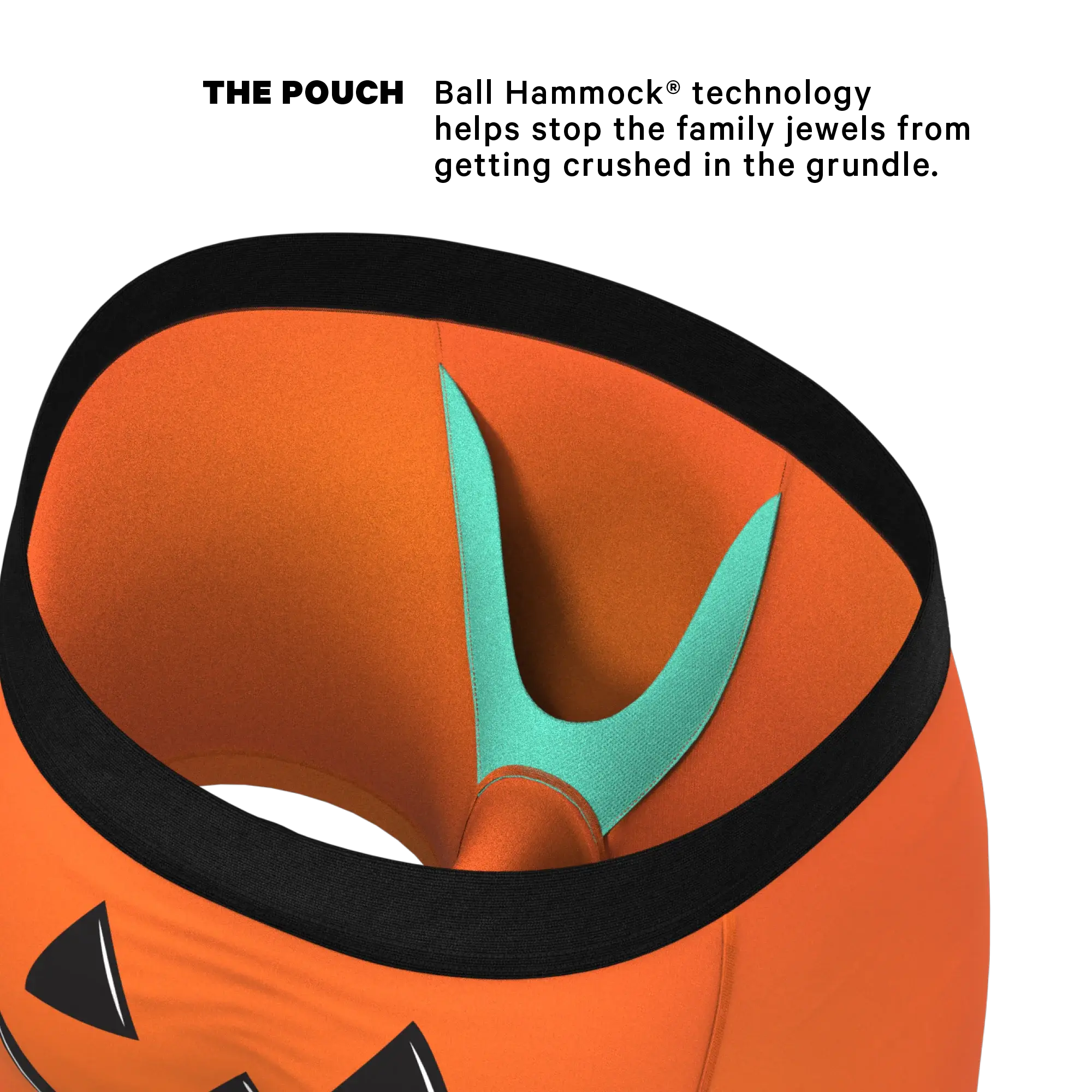 The Good Gourd | Jack O Lantern Ball Hammock® Pouch Underwear - Shinesty - Flyclothing LLC