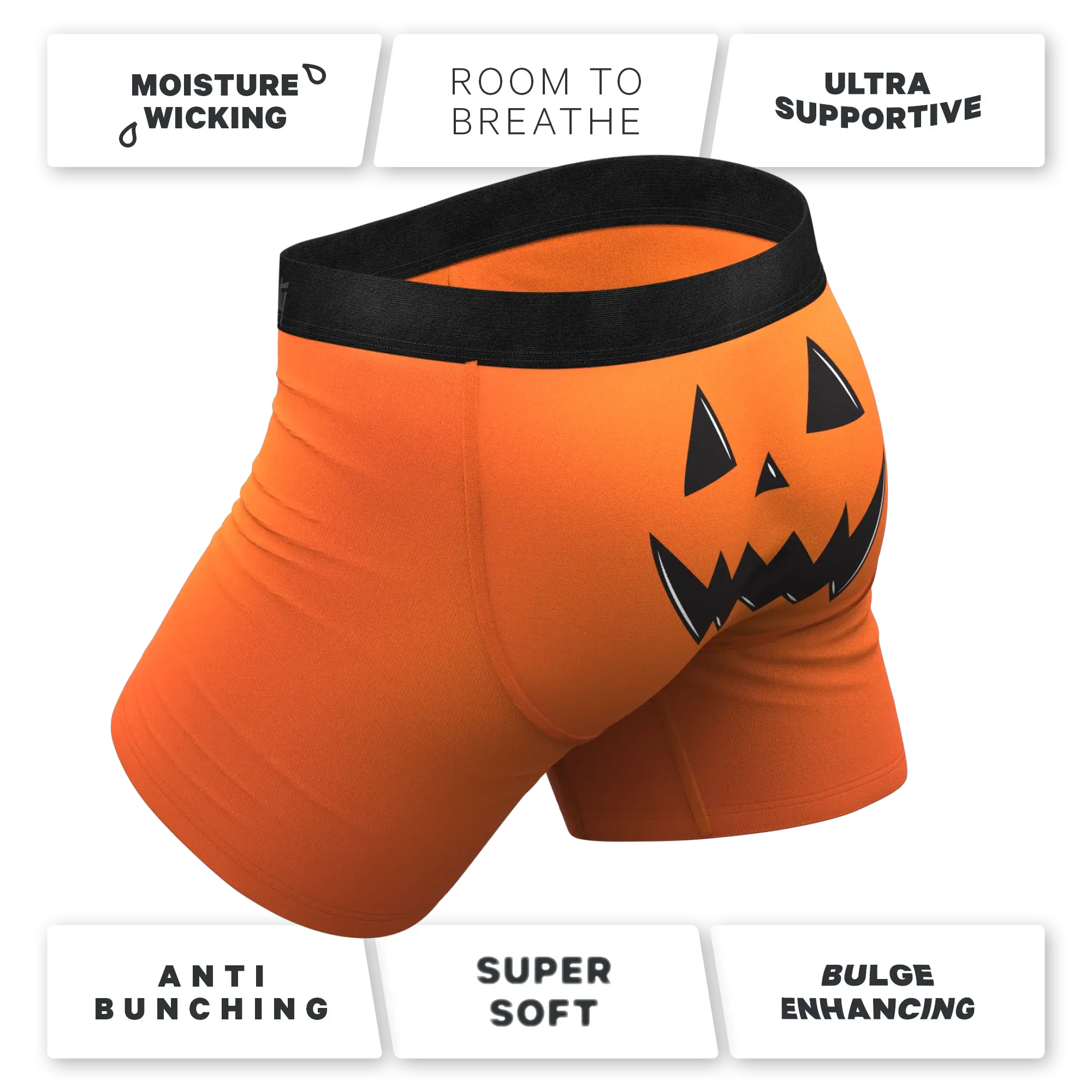 The Good Gourd | Jack O Lantern Ball Hammock® Pouch Underwear - Shinesty - Flyclothing LLC